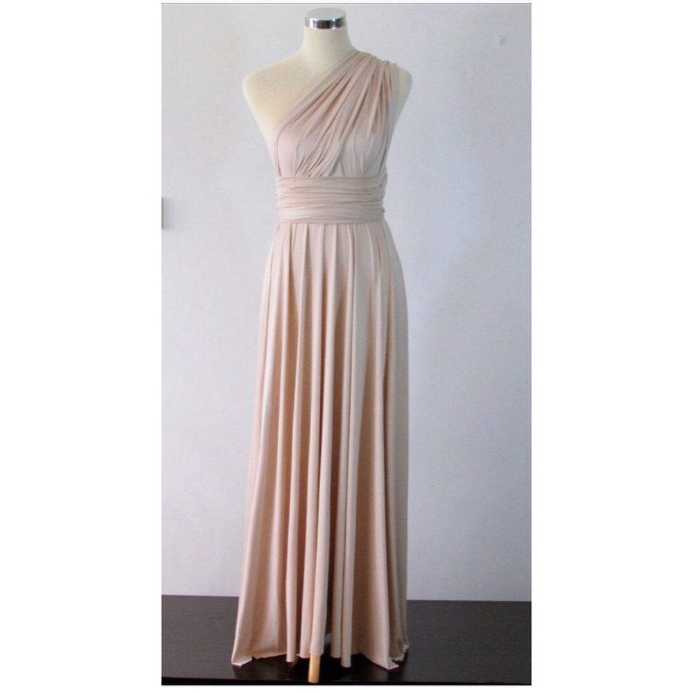 Maxi Convertible - Champagne Biege infinity dress
